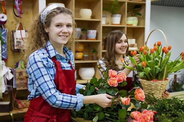 Métier fleuriste